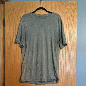 Olive Green/Gray Short Sleeve Shirt